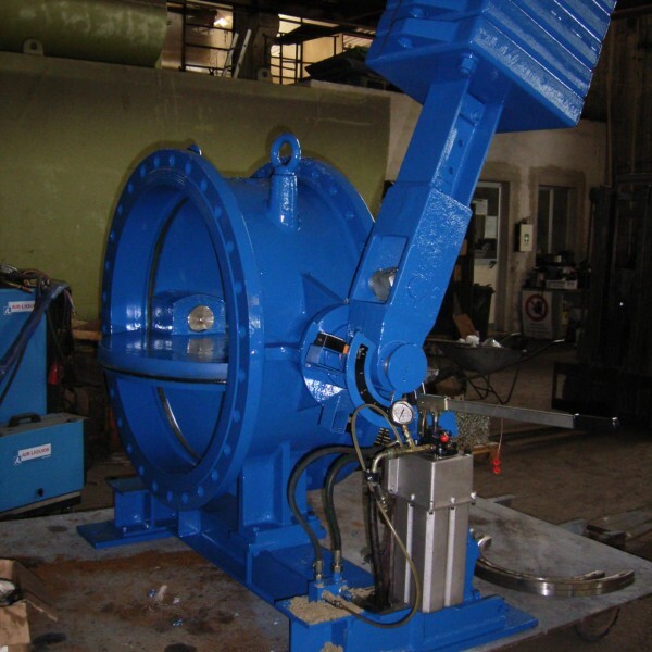 Ductil iron GJS 400 Safety turbine valve DN 900 PN 16 ACEA ATO 2 , Rome , Italy